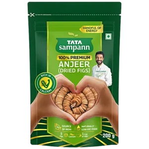 Tata Sampann 100% Premium Anjeer/Dried Figs, 200 g